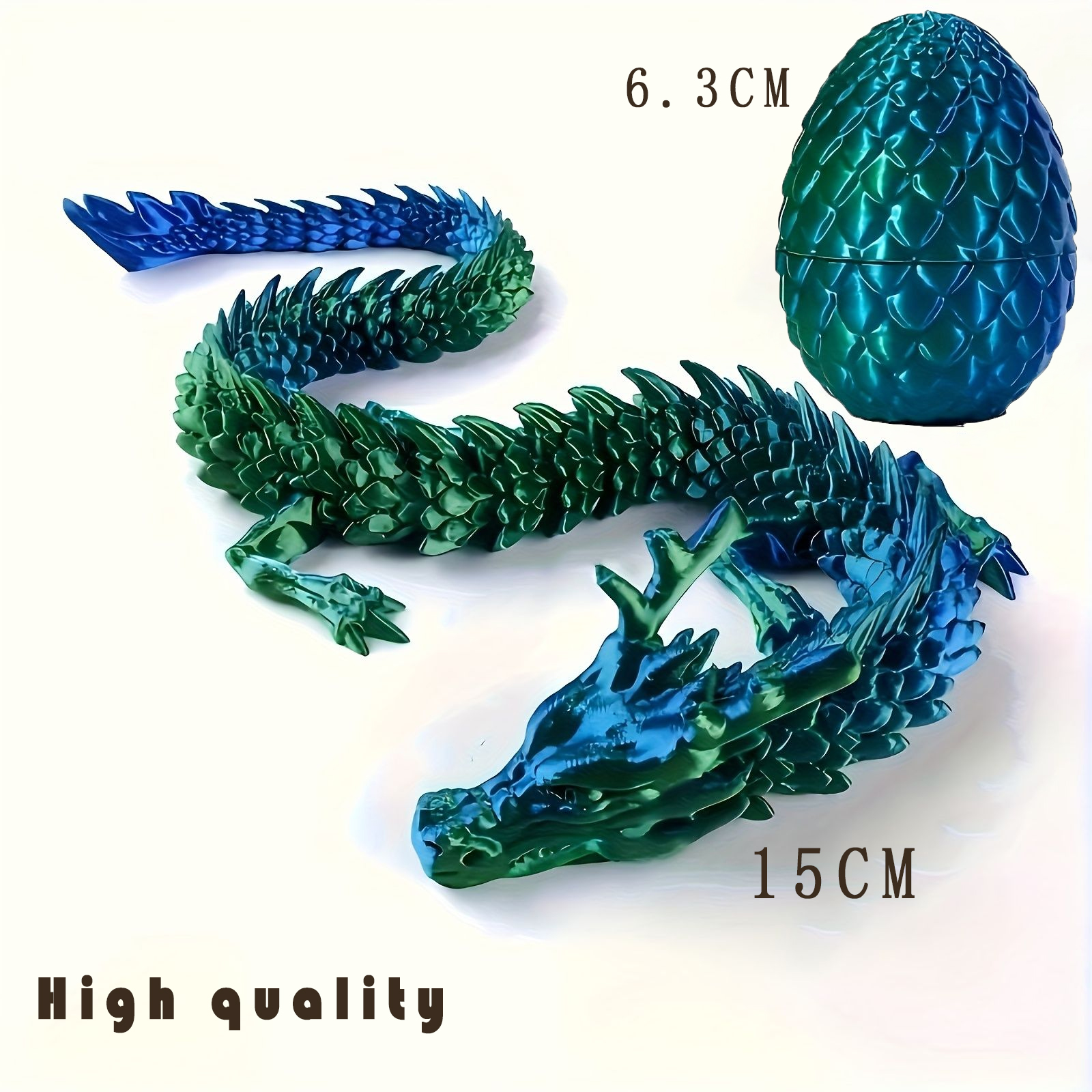 3D Printing Egg - 2025,3D 15cm Chinese popular toy, colorful