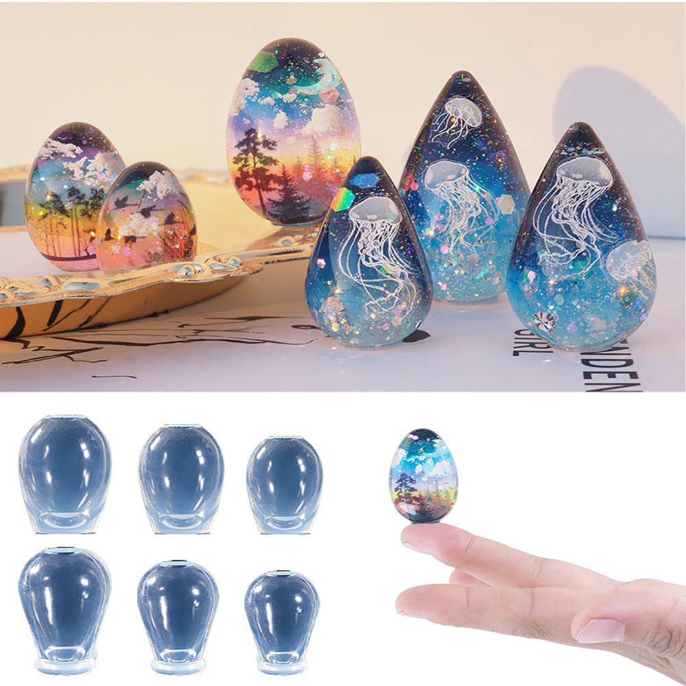 3D Printing Egg - Epoxy Resin Moulds Resin Ornaments Molds