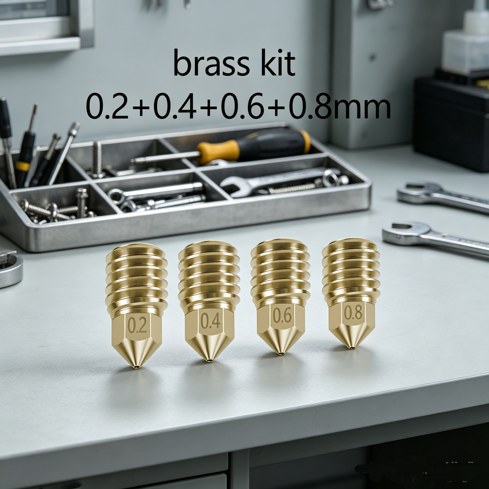 3D Printing X1 Carbon - 3D Printer Nozzle 0.2mm 0.4mm For