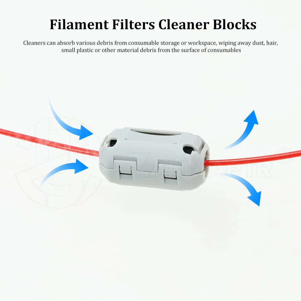 3D Printing Creality - Filament Cleaner Filament Filters Dust Removal