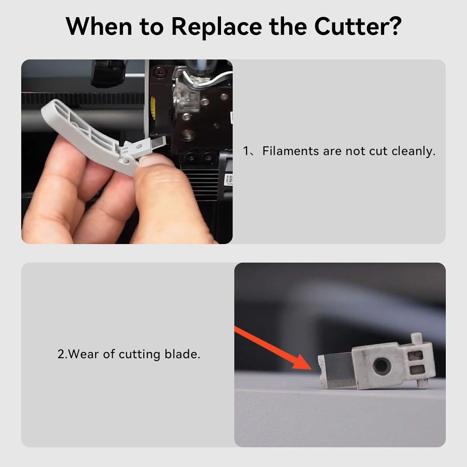 3PCS Replacement Filament Cutt - 3D Printing Fff ulasan dan harga