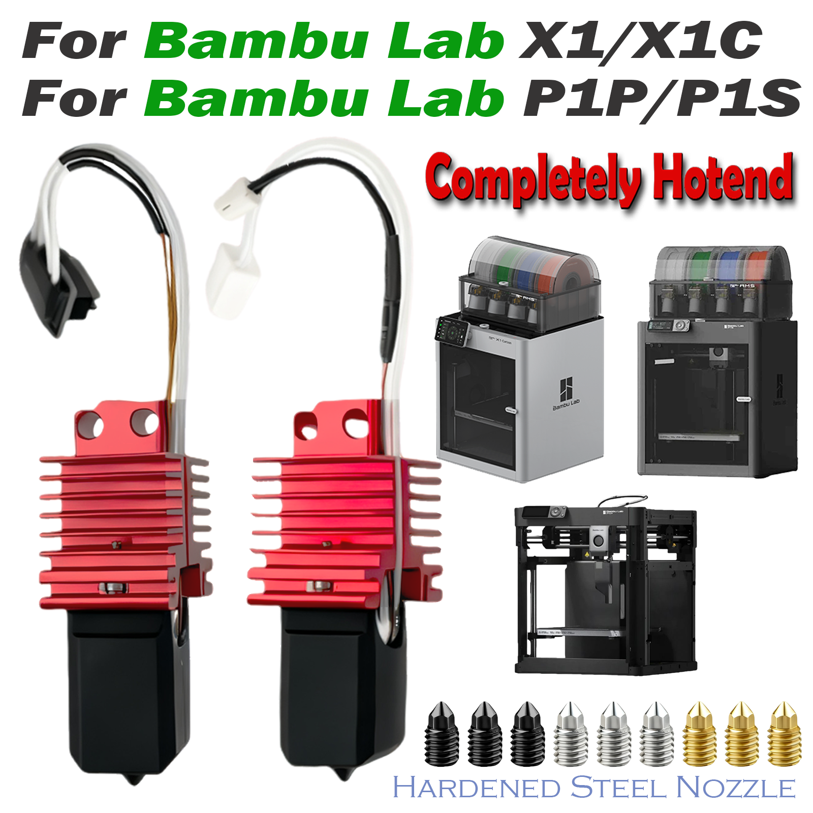 For Bambu Lab X1 X1C Hotend Co - 3D Printing X1 Carbon ulasan dan harga