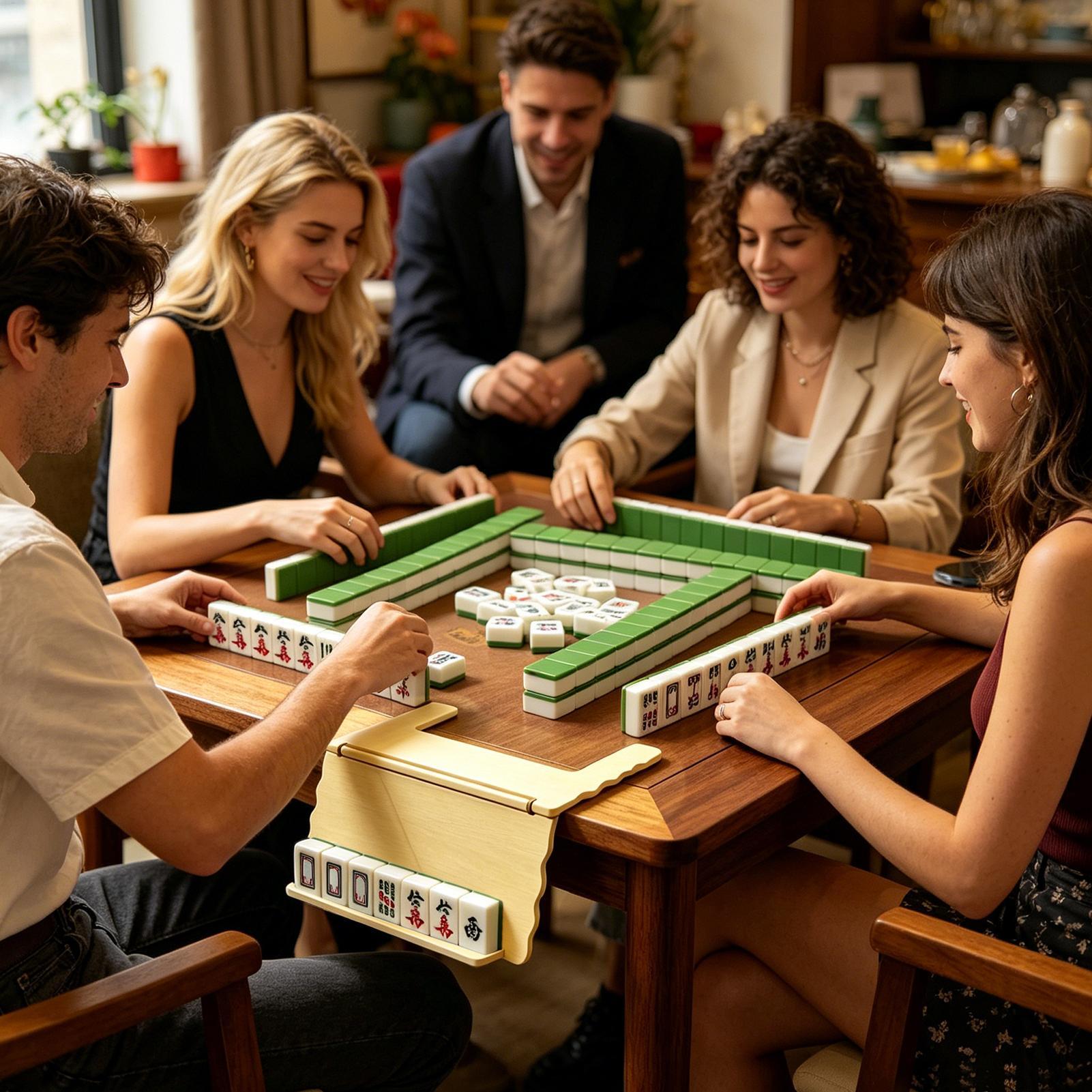 Mahjong Card Holder For Table  - 3D Printing Table ulasan dan harga