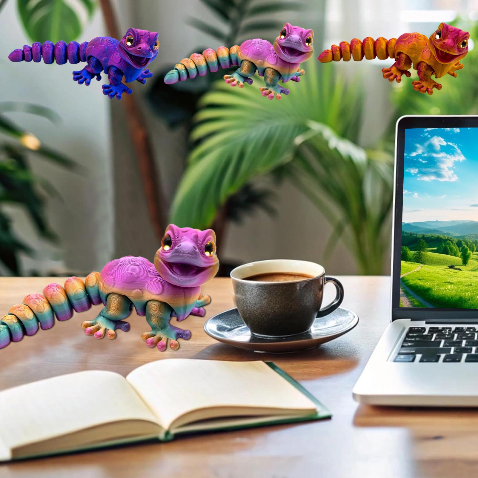 3D Printed Gecko Figurine Liza - 3D Printing Table ulasan dan harga