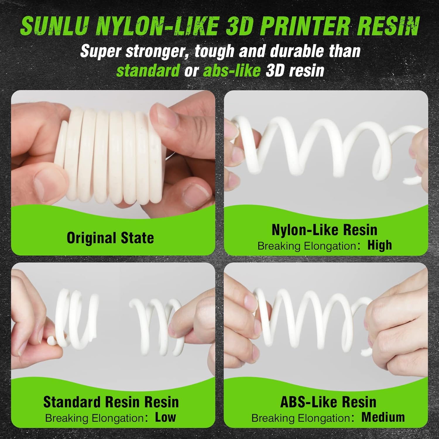 SUNLU 1KG Nylon-Like/Toughness - 3D Printing Uv Resin ulasan dan harga