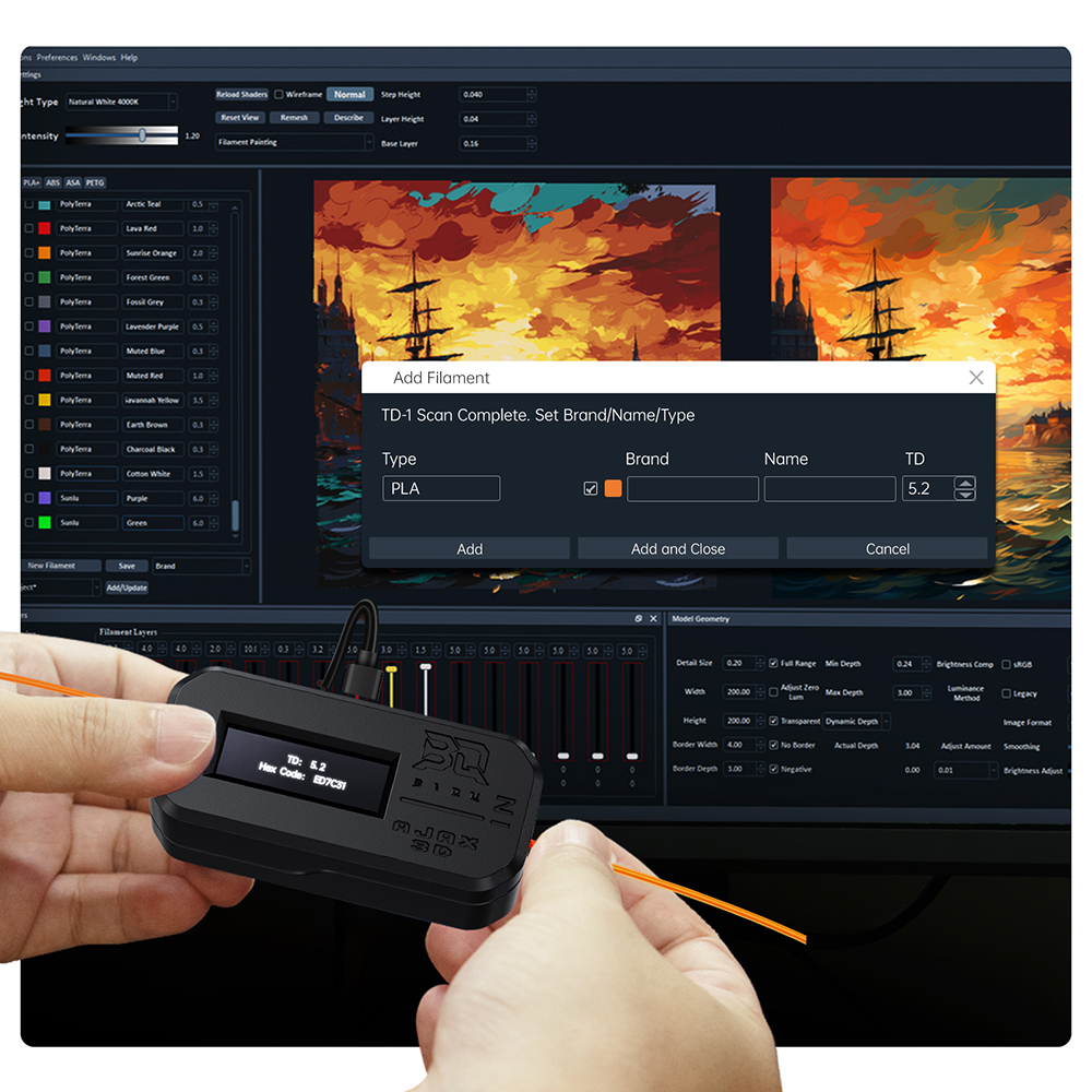 BIGTREETECH TD1s Reads Filamen - 3D Printing Fff ulasan dan harga