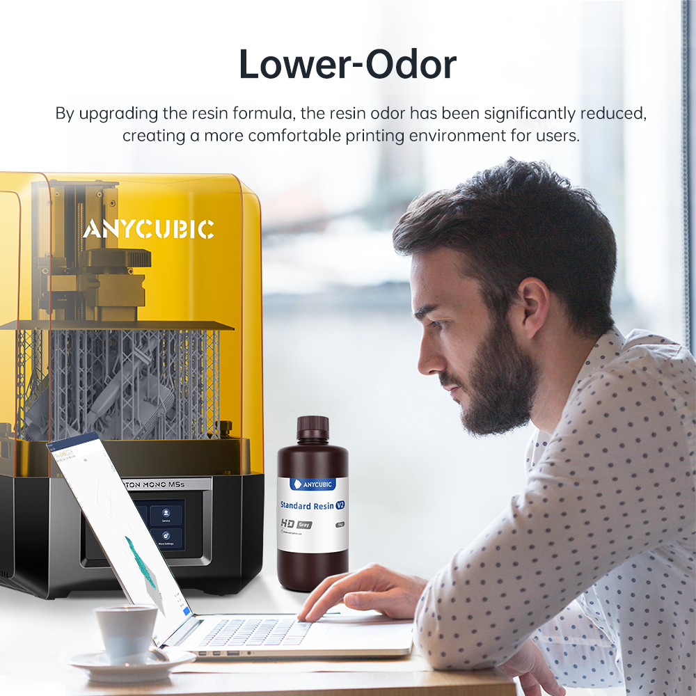 ANYCUBIC Standard Resin V2 405 - 3D Printing Uv Resin ulasan dan harga