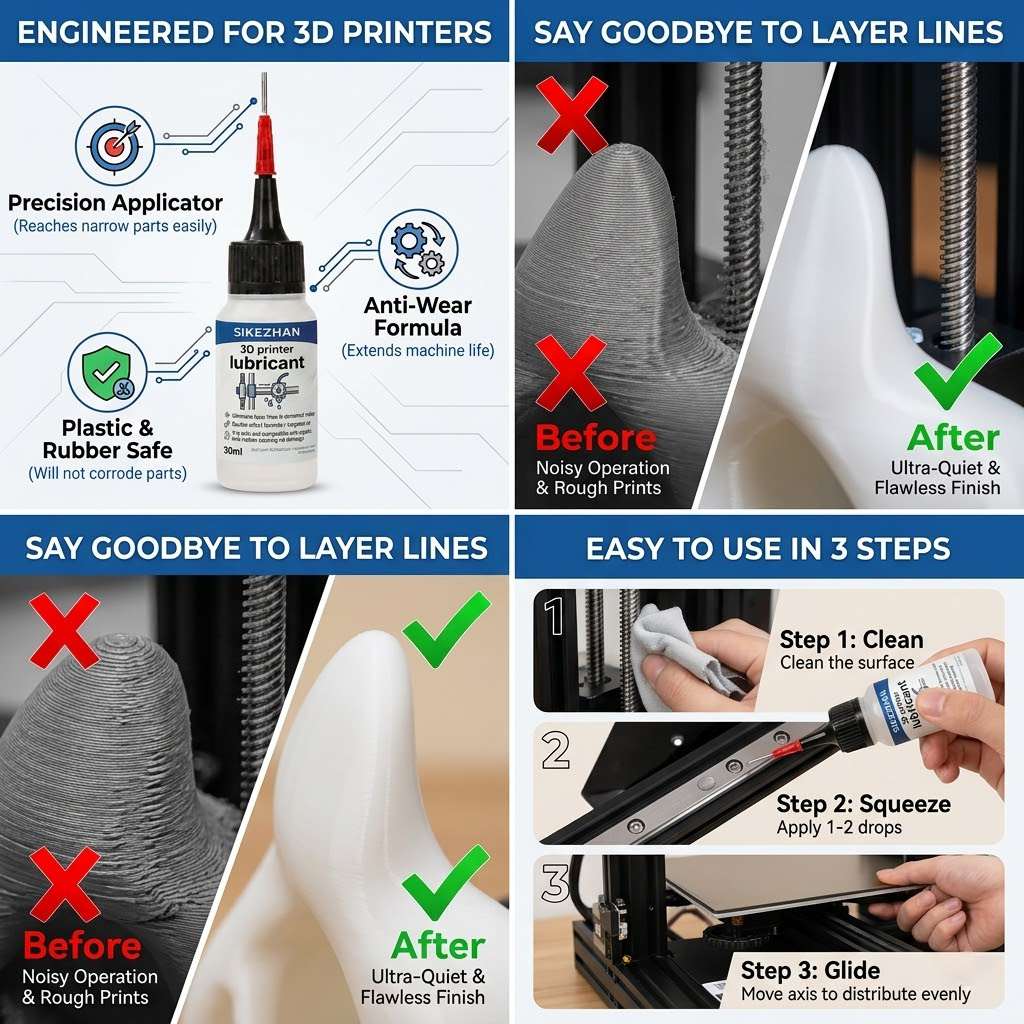 Premium 3D Printer Lubricant G - 3D Printing Guide ulasan dan harga