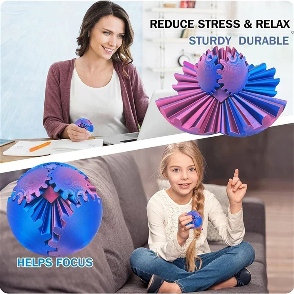 Gear Ball 3D Printed Fidget To - 3D Printing Table ulasan dan harga