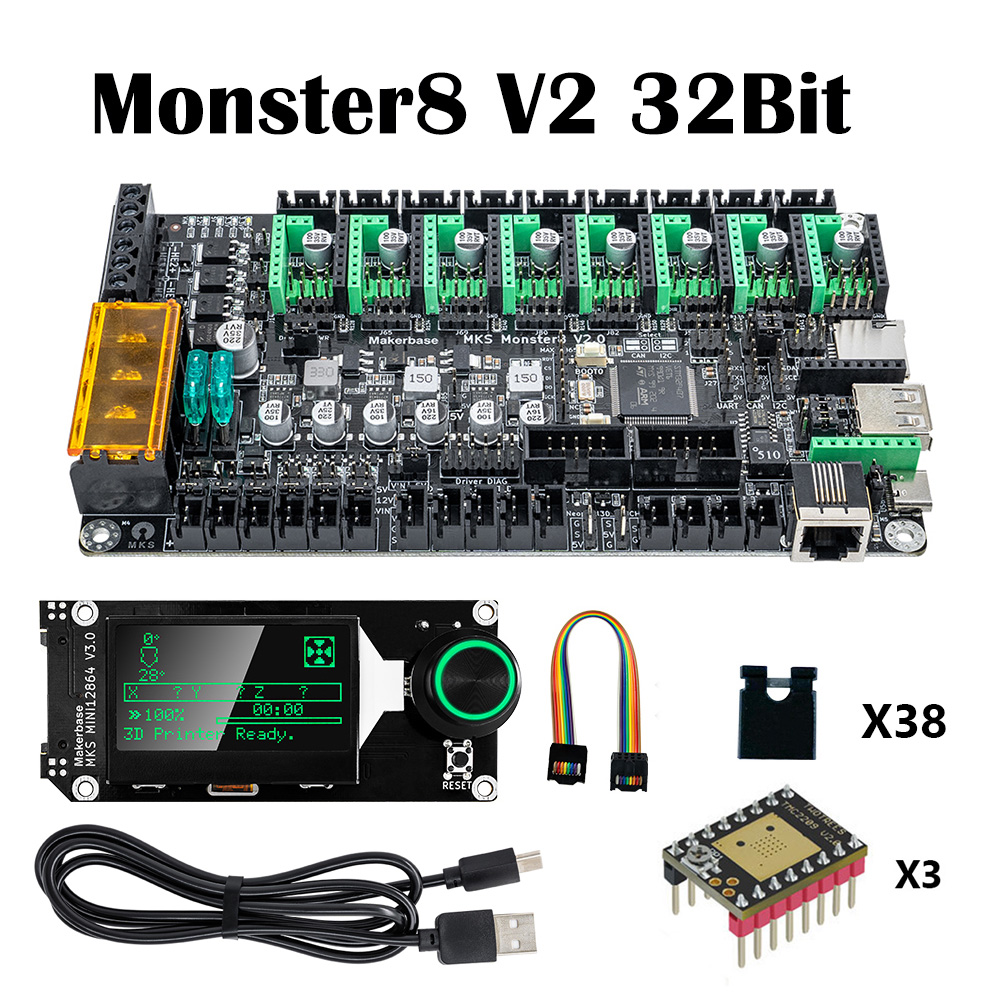 Makerbase MKS Monster8 V2 32Bi - 3D Printing Table ulasan dan harga