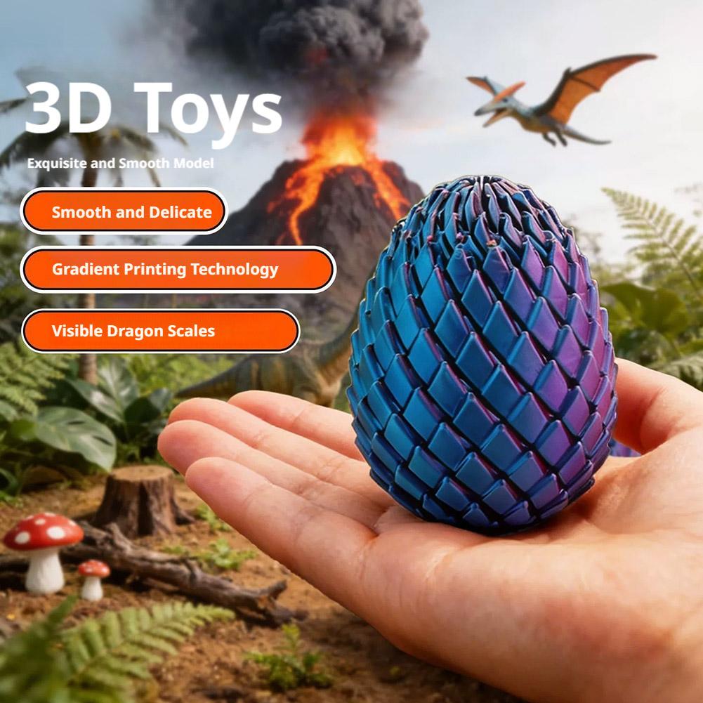 Funny 3D Printed Dragon Egg Sp - 3D Printing Egg ulasan dan harga