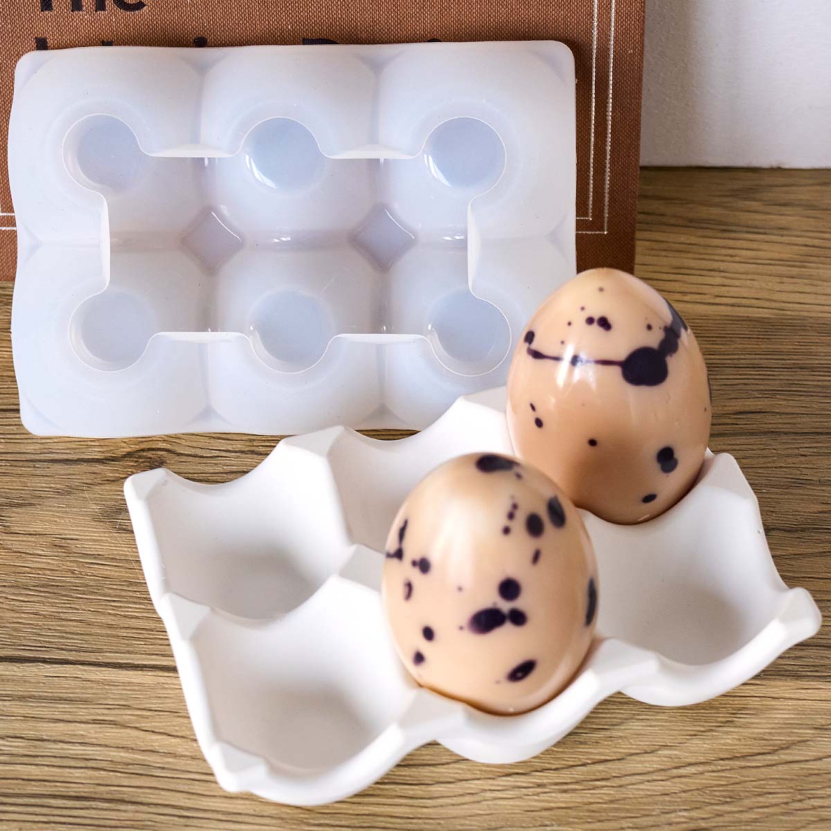 6-Compartment Egg Holder Silic - 3D Printing Egg ulasan dan harga
