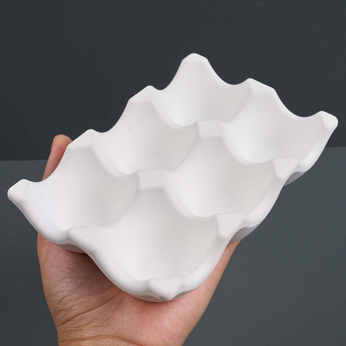 6-Compartment Egg Holder Silic - 3D Printing Egg ulasan dan harga