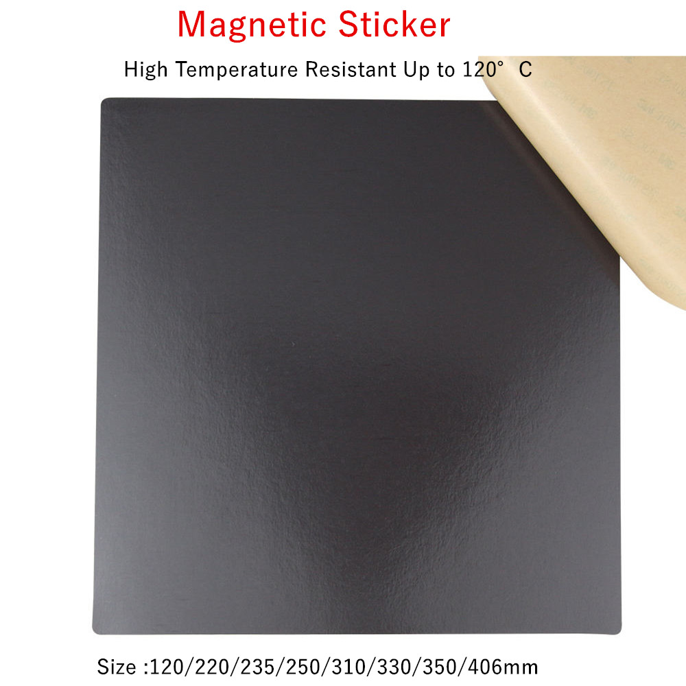Magnetic Sticker 310x310mm for - 3D Printing Guide ulasan dan harga