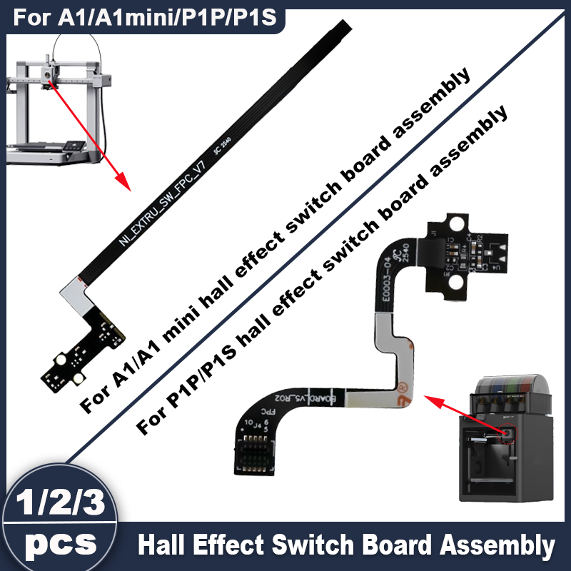 For A1/A1mini/P1P/P1S Hall Swi - 3D Printing Fff ulasan dan harga