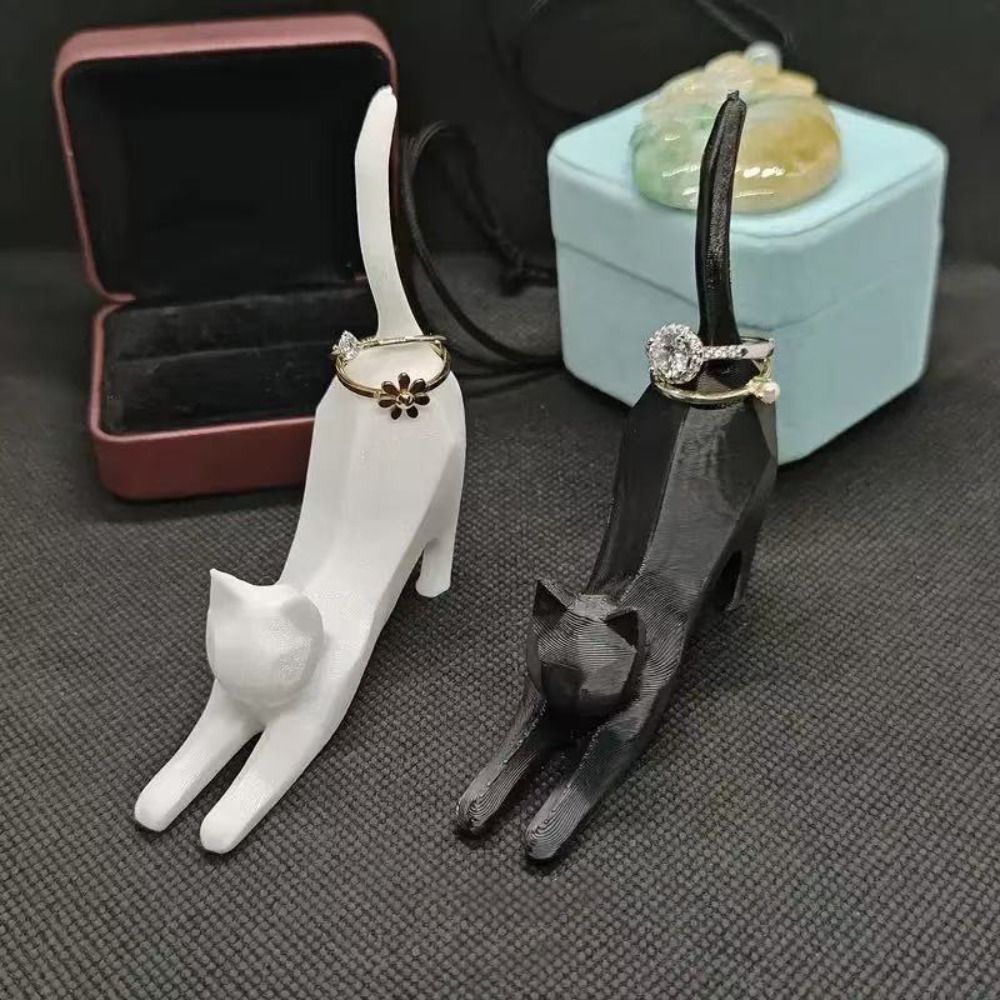 Mini Kitten Ring Storage Rack  - 3D Print Isopropyl Alcohol ulasan dan harga