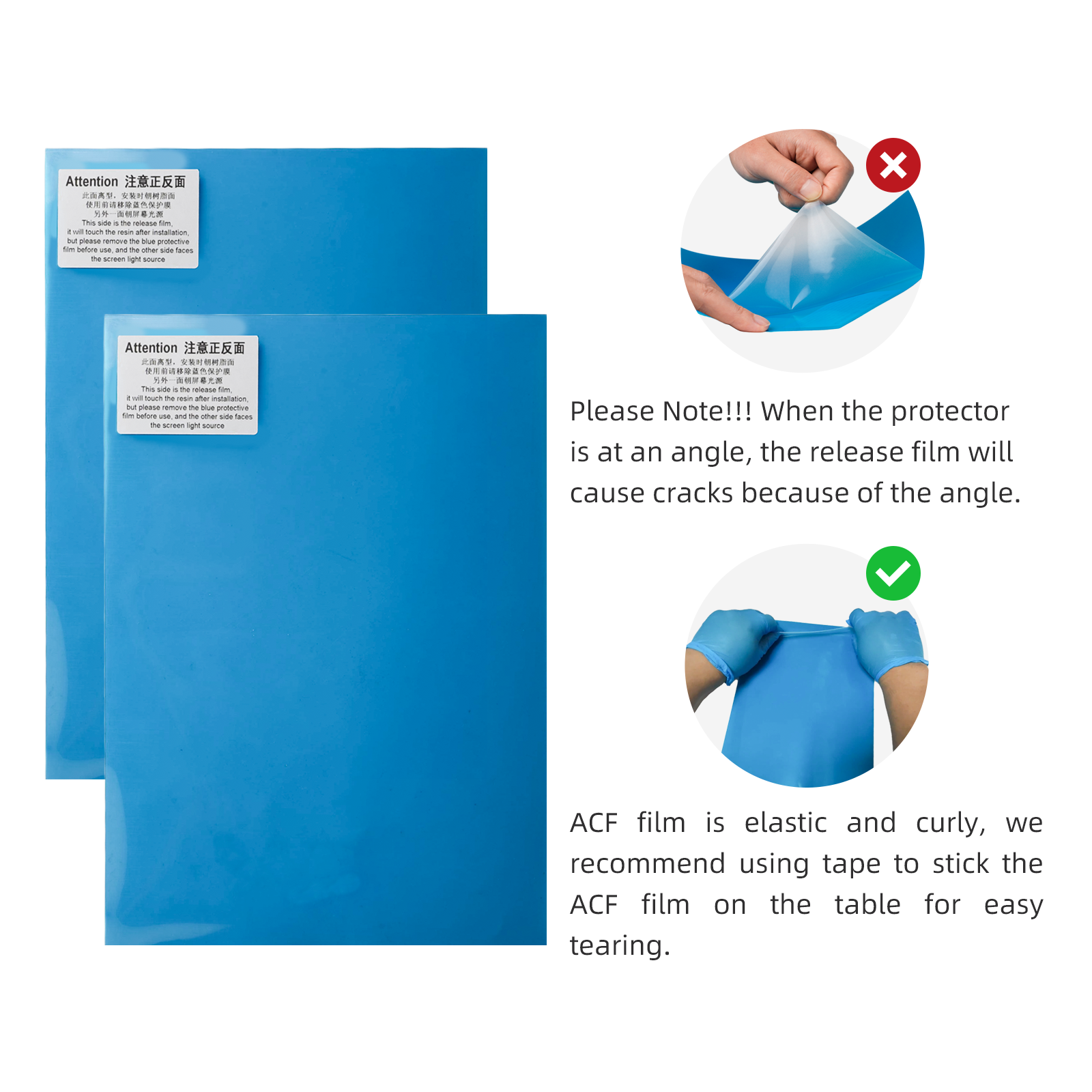 3PCS ACF Film For 3D Printers  - 3D Printing Uv Resin ulasan dan harga
