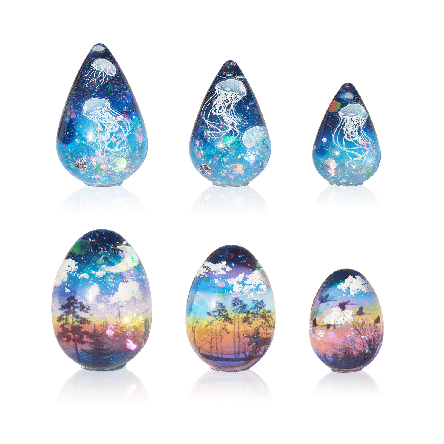Epoxy Resin Moulds Resin Ornam - 3D Printing Egg ulasan dan harga