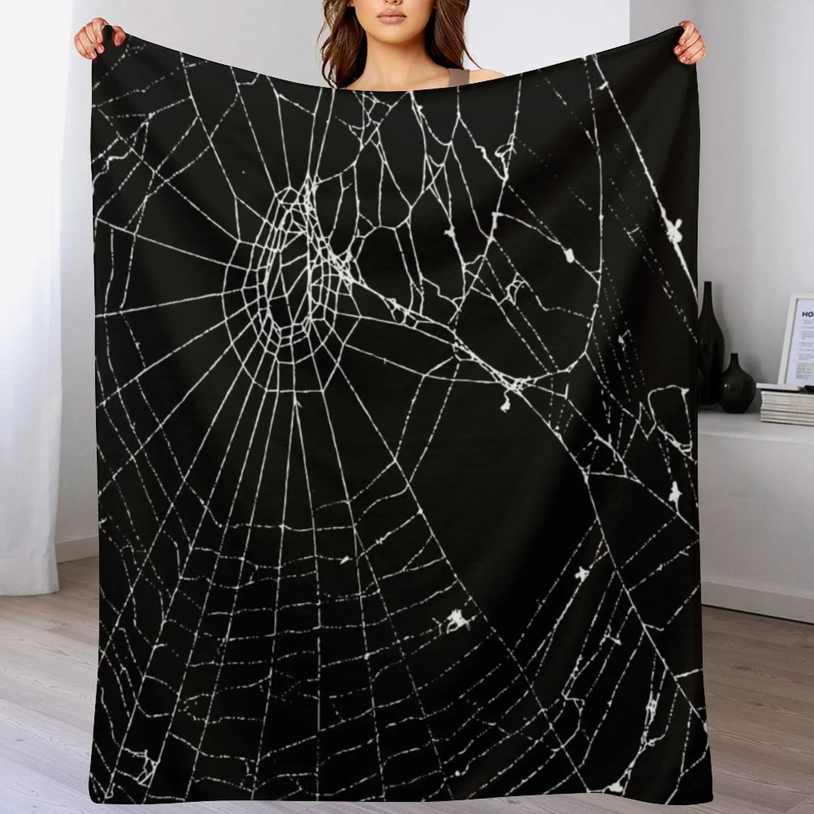 Spider Web Throw Blanket Fluff - 3D Printing Web ulasan dan harga