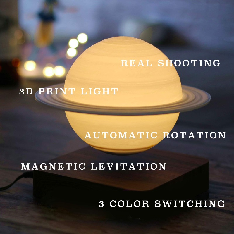 Levitating Moon Lamp Night Lig - 3D Printing Table ulasan dan harga