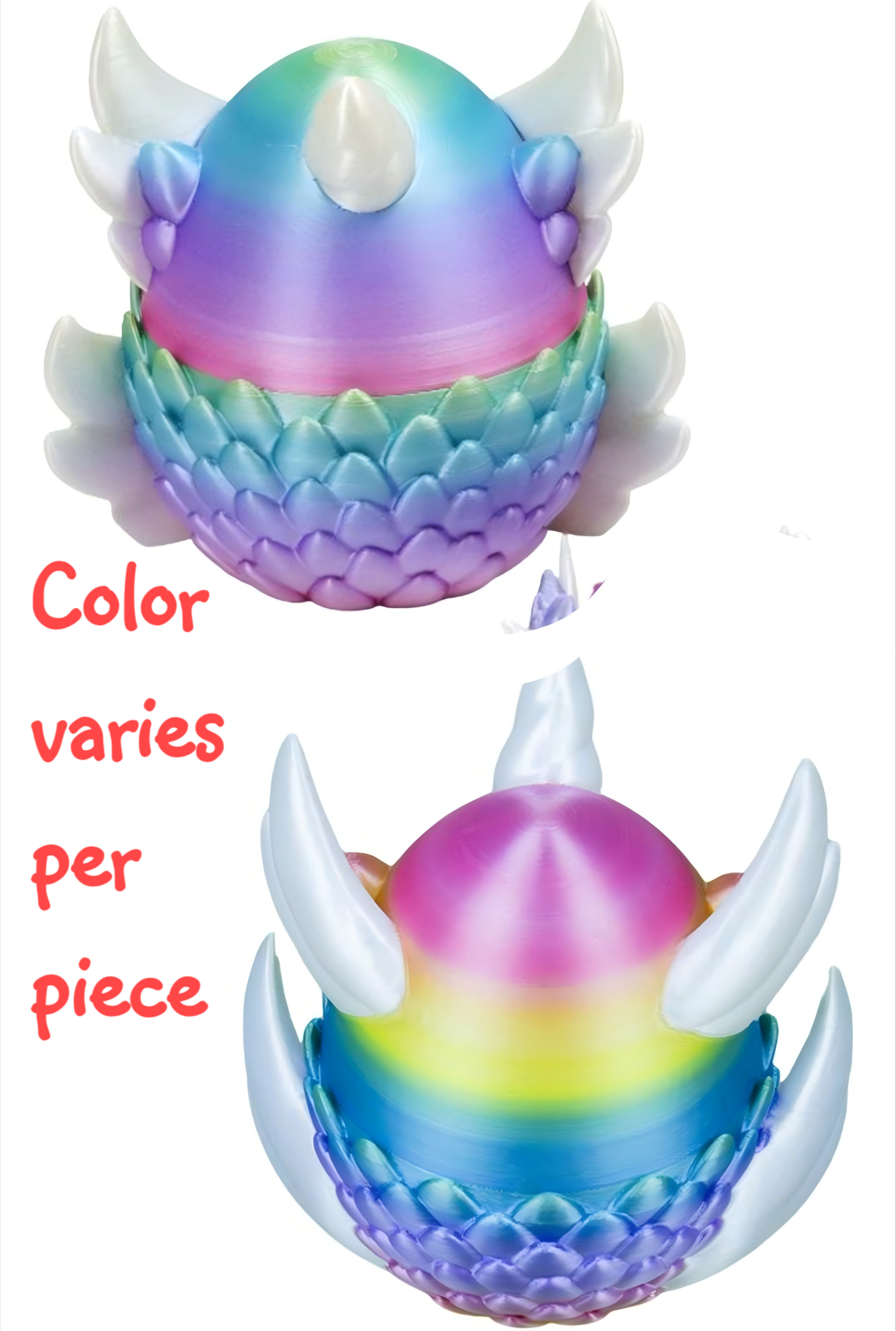 Gradient 3D Printed Dragon Egg - 3D Printing Egg ulasan dan harga