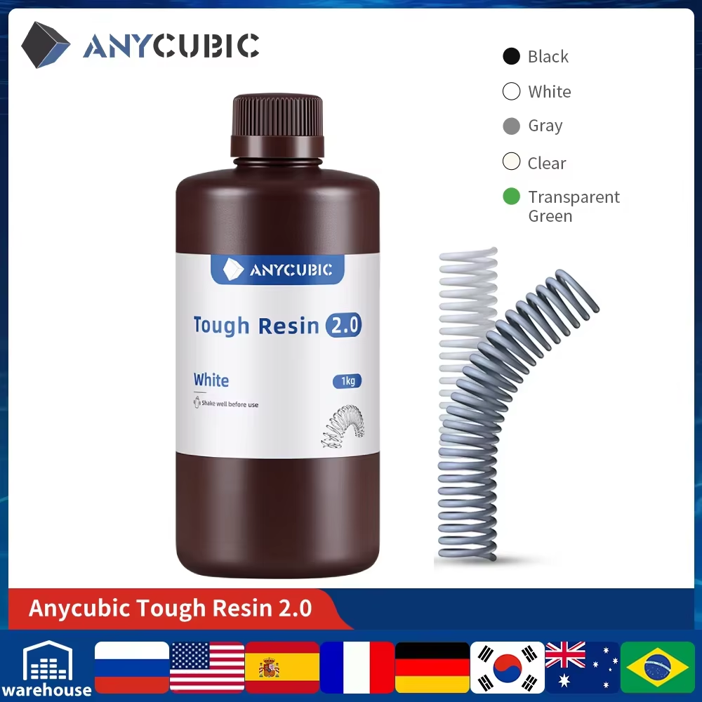 ANYCUBIC Flexible Tough Resin  - 3D Printing Uv Resin ulasan dan harga