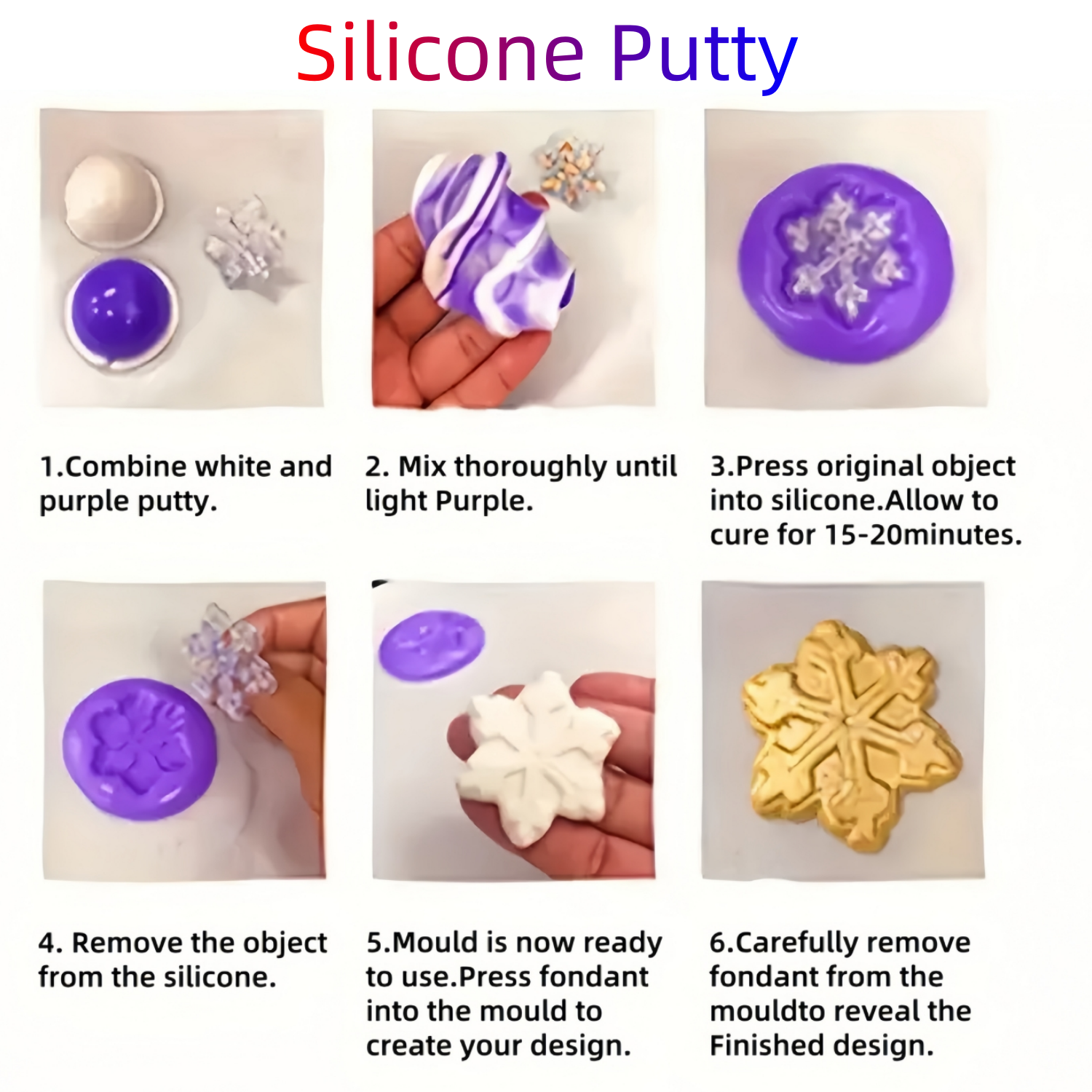 Purple Silicone Mold Putty Saf - 3D Print Isopropyl Alcohol ulasan dan harga
