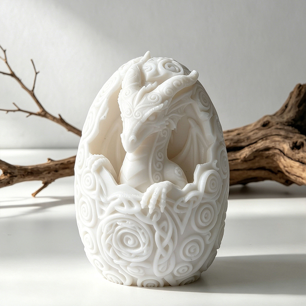 3D DIY Dinosaur Egg Candle Mol - 3D Printing Egg ulasan dan harga