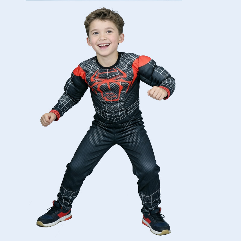 Kids Spider-Man Cosplay Costum - 3D Printing Web ulasan dan harga