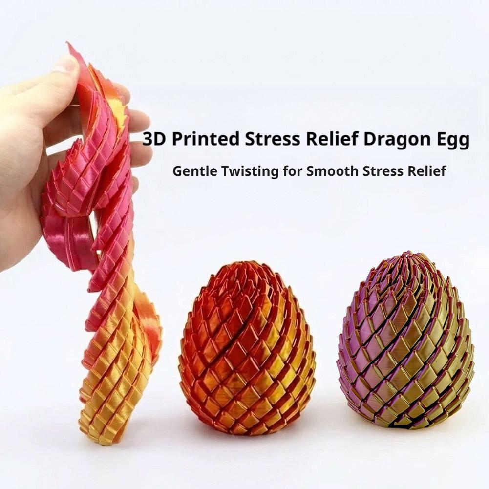 3D Printed Dragon Egg Stress T - 3D Printing Egg ulasan dan harga