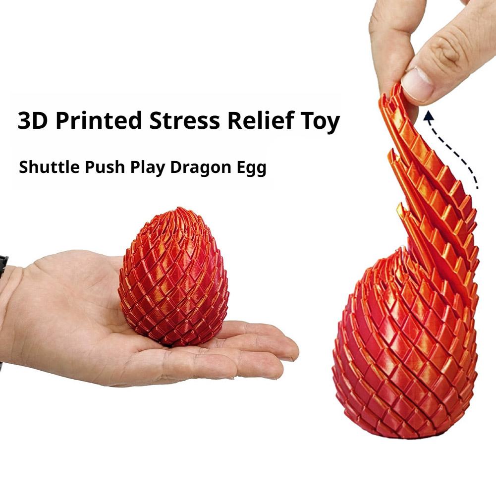 3D Printed Dragon Egg Stress T - 3D Printing Egg ulasan dan harga
