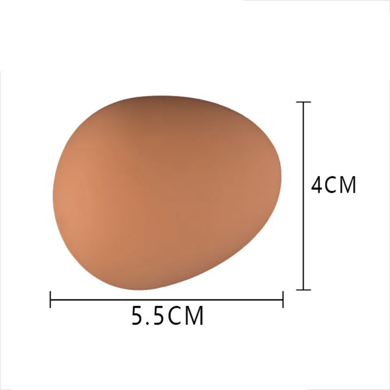 Realistic Bouncy Eggs Fake Rub - 3D Printing Egg ulasan dan harga