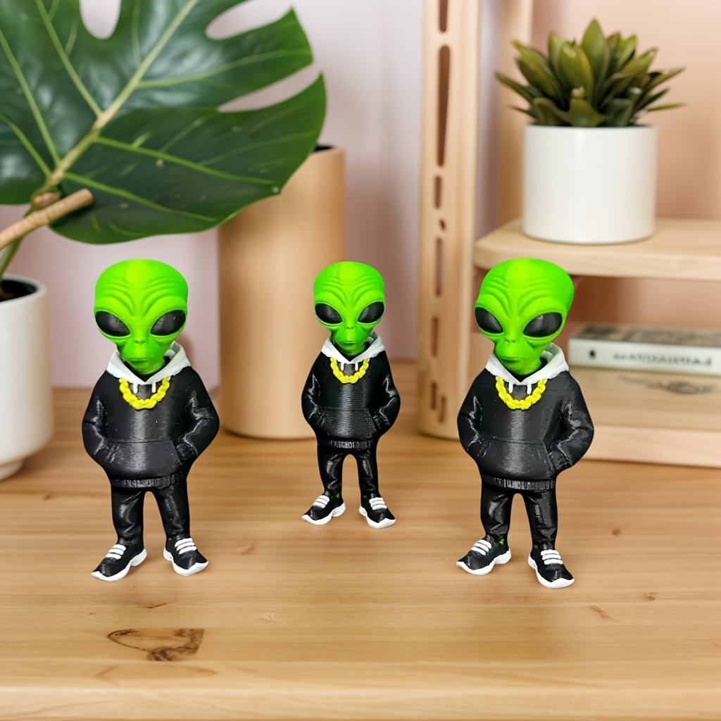 1 Piece Green Alien Figure wit - 3D Printing Table ulasan dan harga